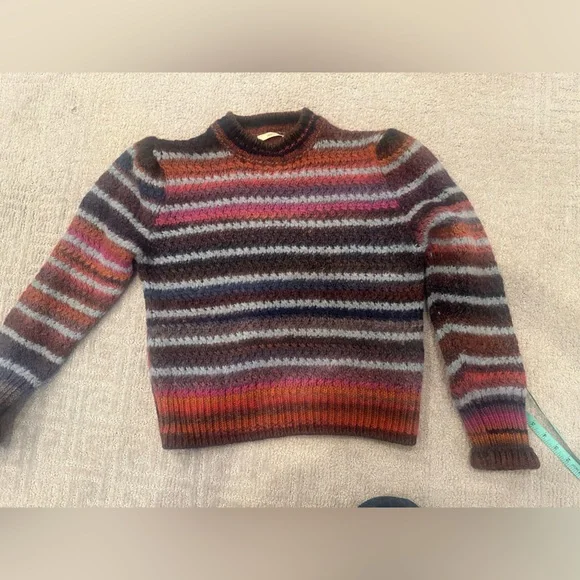 Designer Striped Multicolor Sweater - Picture 1 of 7